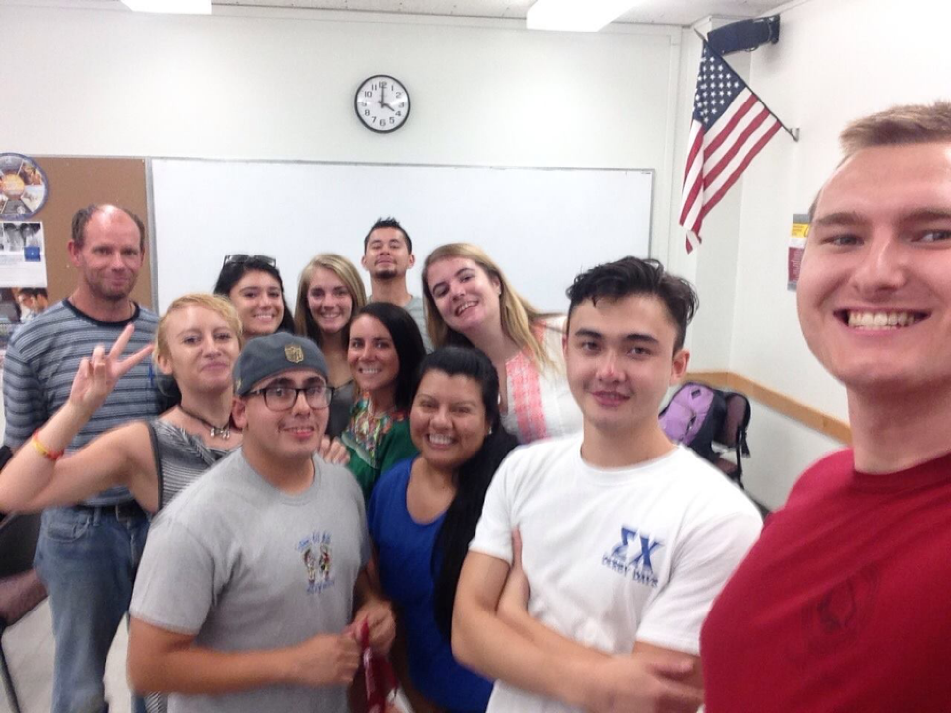 Students at Entre Amigos club